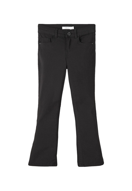 NAME IT Skinny Fit Bootcut Bukser Polly Black