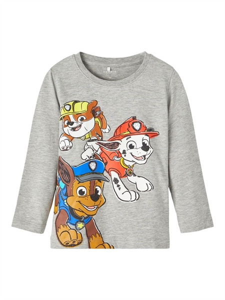 Billede af NAME IT Paw Patrol Bluse Odmu Grey Melange
