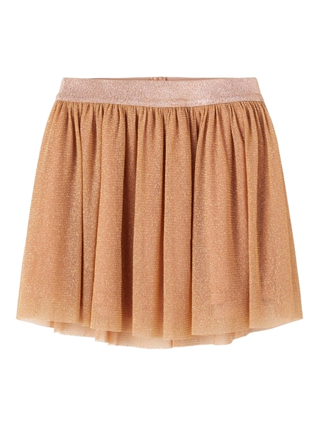 Billede af NAME IT Gilmmer Nederdel Frasigge Gilded Beige