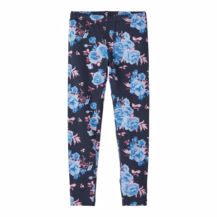 NAME IT Blomster Leggings Vivian Dark Sapphire