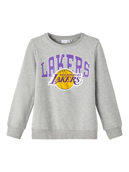 NAME IT Lakers Sweatshirt NBA Grey