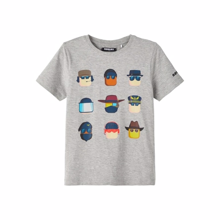 NAME IT Roblox Tee Arthur Grey Melange