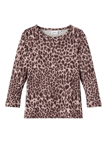 NAME IT Bluse Ofinara Leopard Stucco