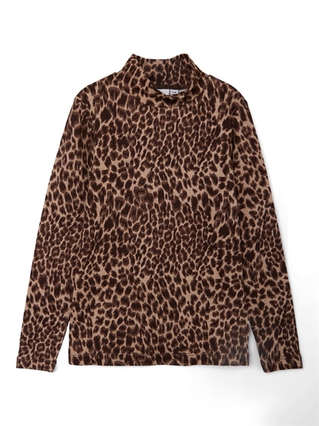 Billede af NAME IT Turtleneck Top Ofinara Stucco Leopard