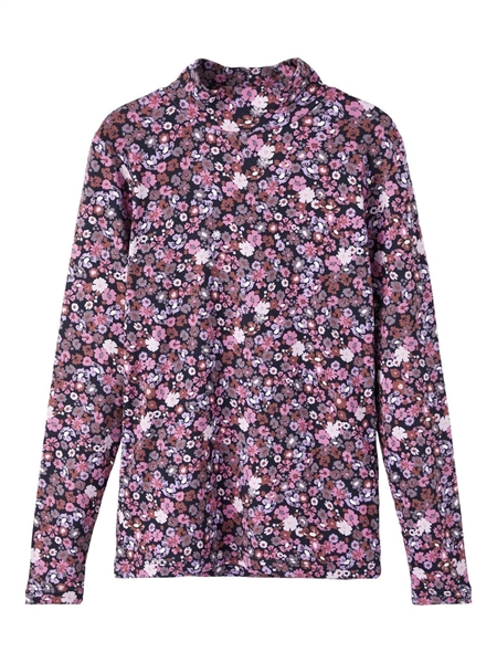 NAME IT Turtleneck Top Ofinara Paisley Purple