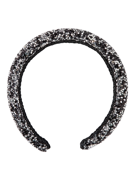 Billede af NAME IT Glimmer Hårbøjle Rina Black Silver