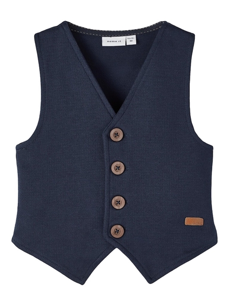 NAME IT Sweat Vest Resad Dark Sapphire Solid