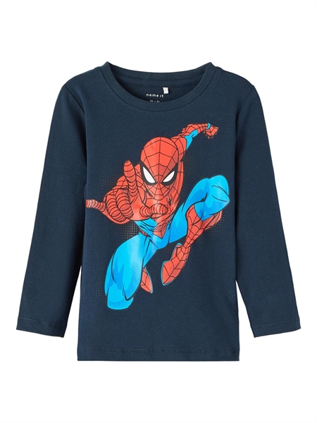 NAME IT Spider-Man Bluse Oktav Dark Sapphire