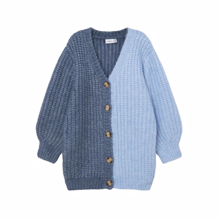 NAME IT Strik Cardigan Lulle China Blue