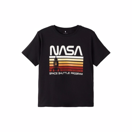 NAME IT NASA Tee Jarig Black