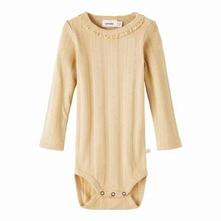 LIL ATELIER Flæsekrave Body Safran Taos Taupe