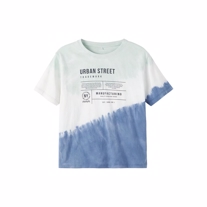 NAME IT Tee Andreas Blue Surf