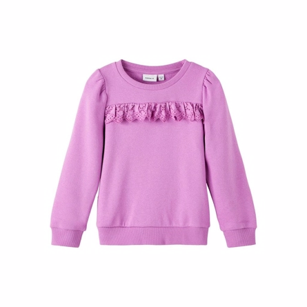 NAME IT Flæse Sweatshirt Nolly Spring Crocus