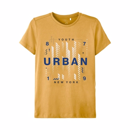 NAME IT Tee Konan Jet Ochre