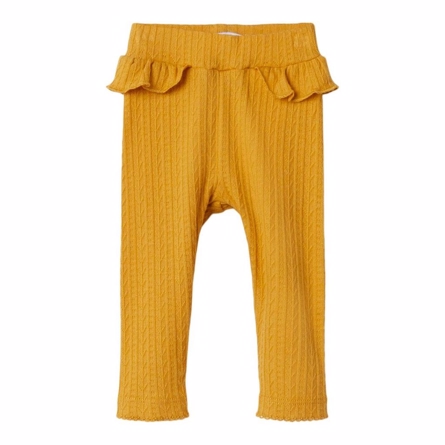 NAME IT Flæse Leggings Kanya Amber Gold