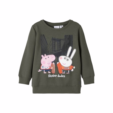 NAME IT Gustav Gris Sweatshirt Junge Beetle