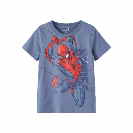 NAME IT Spiderman Tee Jeppe China Blue