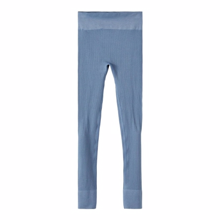 NAME IT Sømløse Leggings Lavenda China Blue