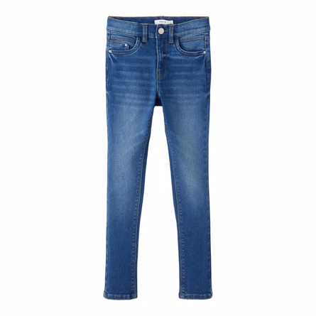 NAME IT Skinny Fit High Wait Jeans Polly Medium Blue