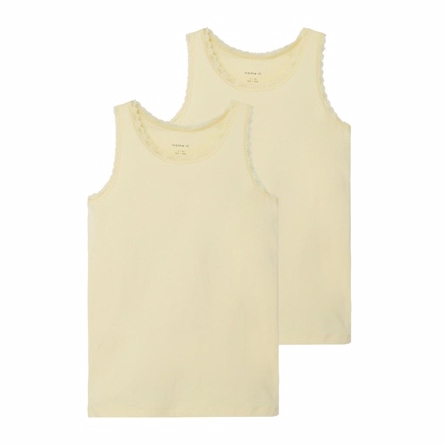 NAME IT 2-Pak Blonde Tanktops Saida Double Cream