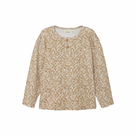 Billede af LIL ATELIER Modal Bluse Geo Turtledove