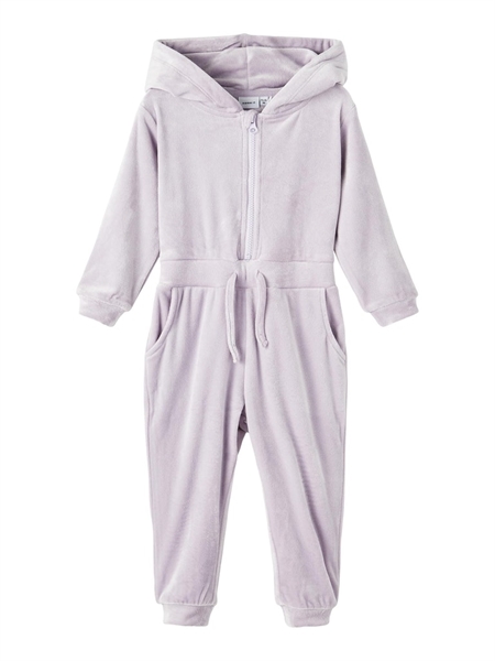 4: NAME IT Velour Jumpsuit Ribers Orchid