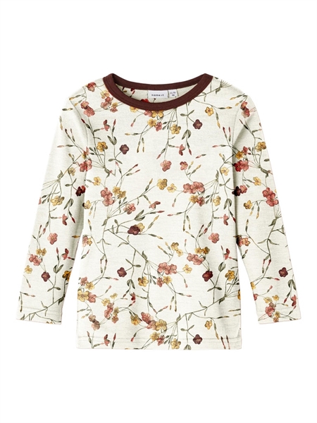Billede af NAME IT Merinould Bluse Willow Turtledove