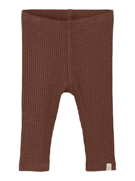 Billede af LIL ATELIER Rib Leggings Raja Rocky Road