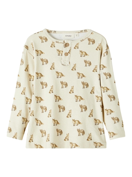 LIL ATELIER Bluse Geo Fog Fox