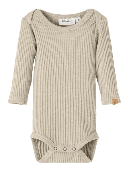 Billede af LIL ATELIER Rib Body Rajo Fog