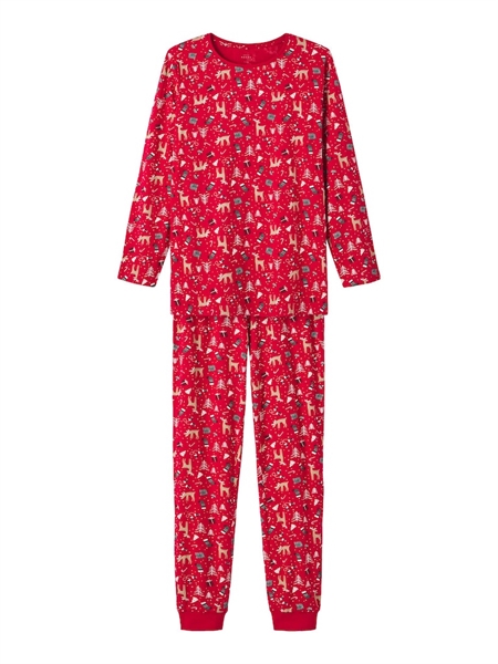 Billede af NAME IT Voksen Jule Natsæt Vismas Jester Red