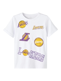 NAME IT Lakers Tee Negan Bright White