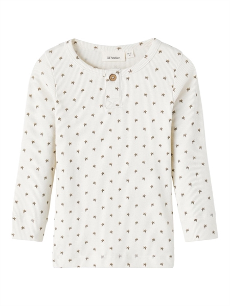 LIL ATELIER Modal Bluse Gago Turtledove Blueberry