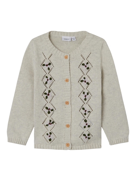 Se NAME IT Strik Cardigan Kihelle Peyote Melange hos Smartkidz.dk