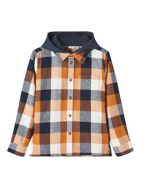 NAME IT Ternet Overshirt Lane Autumn Maple