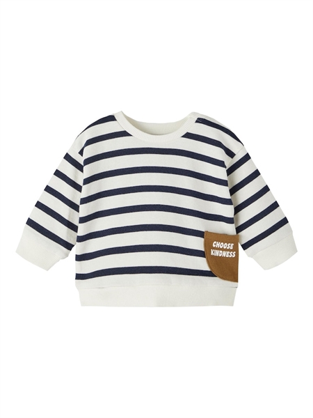 Name It Stribet Baby Sweatshirt Kobby Dark Sapphire