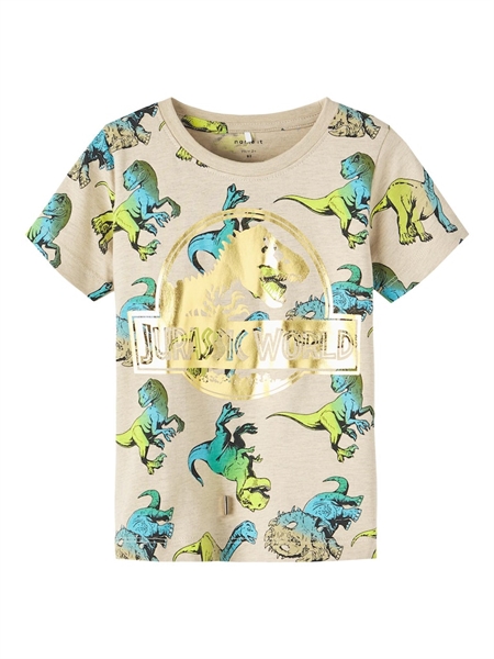 NAME IT Jurassic Park T-shirt Julle Peyote Melange