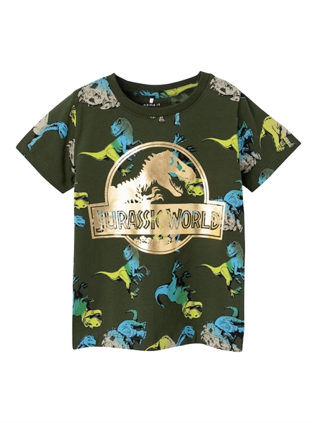 NAME IT Jurassic Park T-shirt Julle Rifle Green