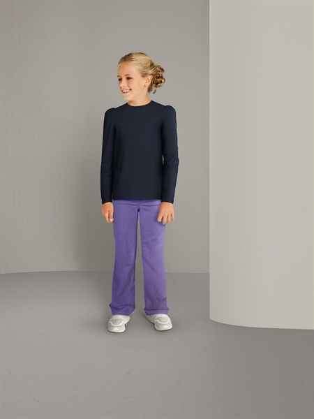NAME IT Modal Rib Bluse Lilde Dark Sapphire