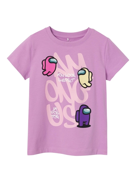 NAME IT Among Us T-shirt Jojora Violet Tulle