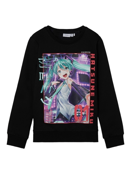 NAME IT Hatsunemiku Sweatshirt Jolin Black