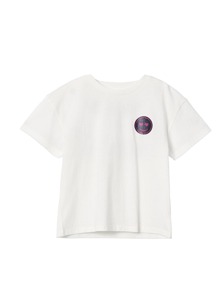 NAME IT Kort Smiley T-shirt Kaluna White Alyssum