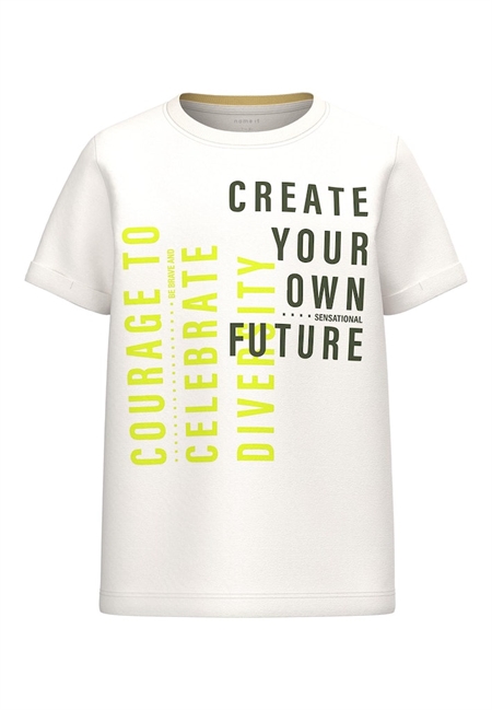 Name It Vux T-shirt - White Alyssum