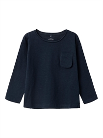 NAME IT Langærmet Bluse Volt Dark Sapphire
