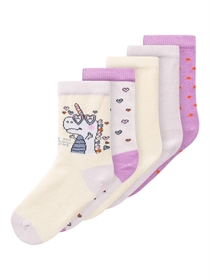 NAME IT 5-pak Strømper Vilnni Orchid Hush