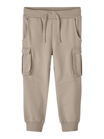 NAME IT Cargo Sweatpants Oli Oxford Tan