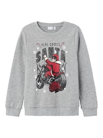 NAME IT Jule Sweatshirt Vismas Grey Melange