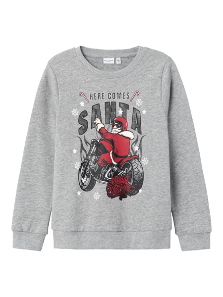 NAME IT Jule Sweatshirt Vismas Grey Melange