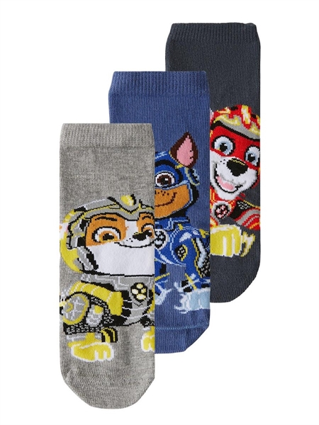 NAME IT 3-Pak Paw Patrol Strømper Ono Bijou Blue