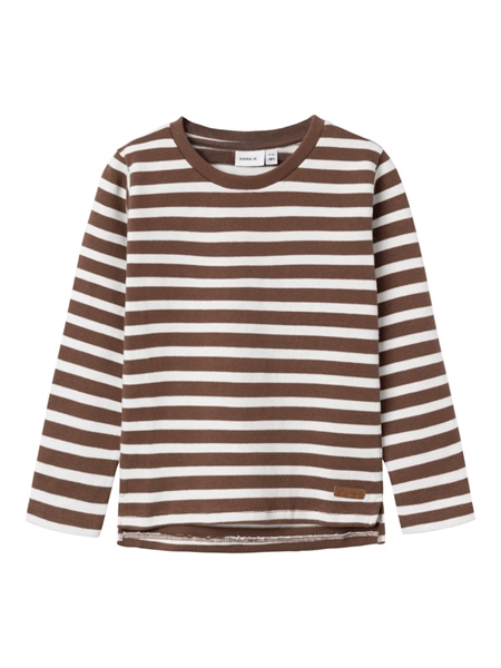 NAME IT Stribet Langærmet Bluse Salomon Mustang